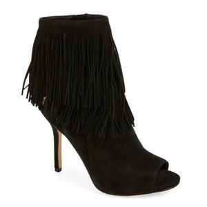 Sam Edelman 'Arizona' Fringe Open Toe Bootie